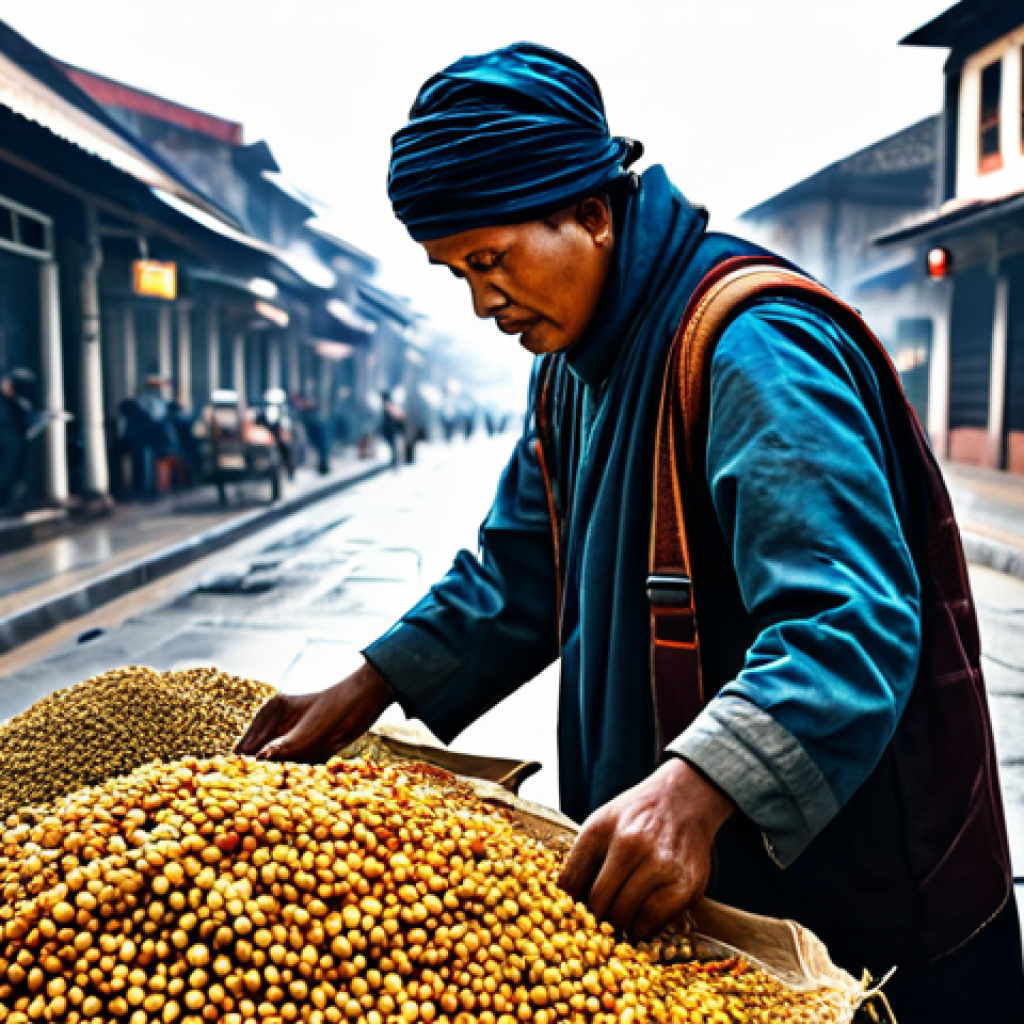 Prompt 1: The Resilient Hawker amidst Rising Costs**