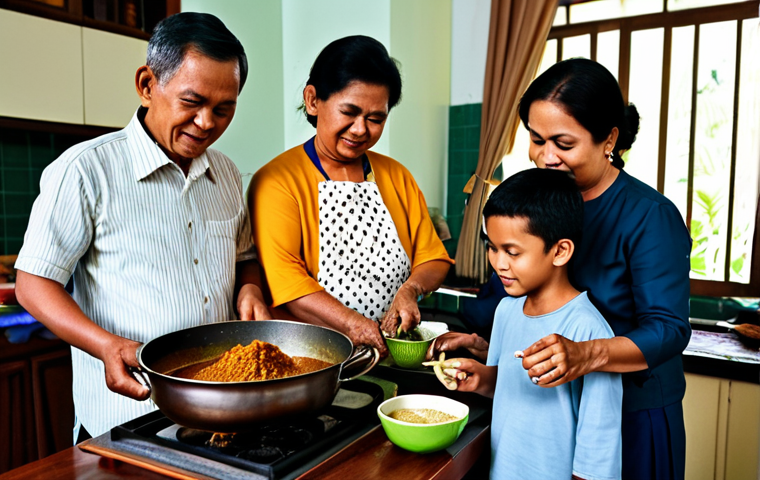 가족과 함께하는 지역특산 음식 요리 워크숍 - Laksa Sarawak Preparation**
"A chef preparing Laksa Sarawak in a bustling kitchen, fully clothed, a... 가족과 함께하는 지역특산 음식 요리 워크숍 - Laksa Sarawak Preparation**
"A chef preparing Laksa Sarawak in a bustling kitchen, fully clothed, a...